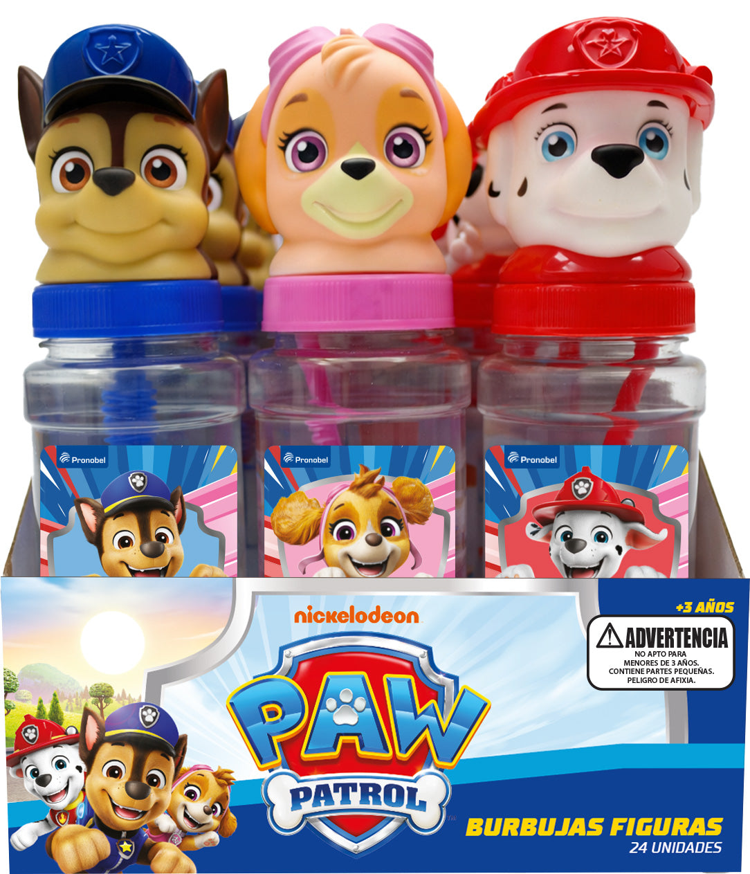 Burbujas Figura 3D | Paw Patrol